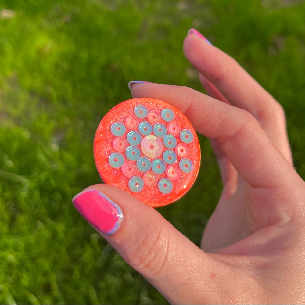 Handmade Sequin Phone Grip
